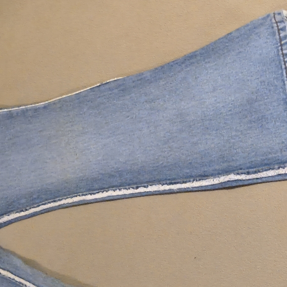 Women's Light Blue Flared Jeans - Picture 5 of 6